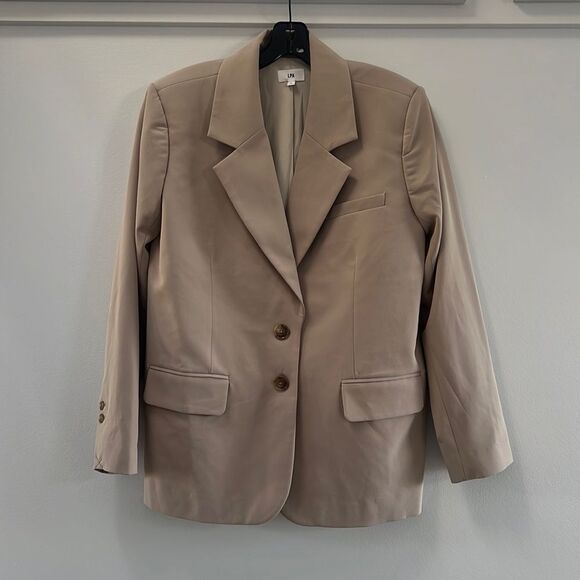 LPA x Revolve Ramona Blazer in Taupe - Picture 2 of 7